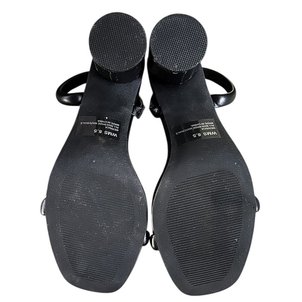 DV by Dolce Vita Slip On 3" Block Heel Black Sandals 8.5 - Picture 5 of 7